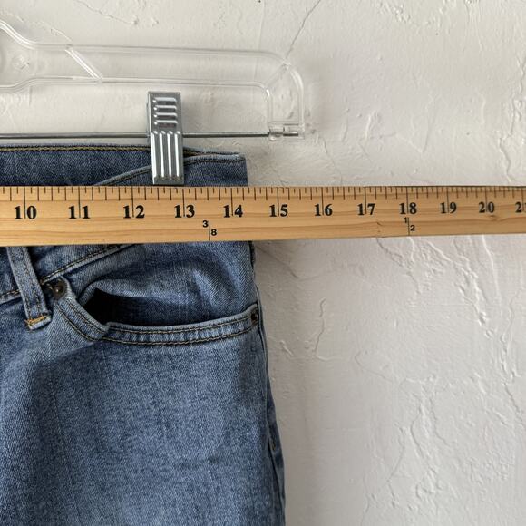 GAP Jeans Womens 6 Blue Low Rise Flare Stretch Denim Classic Y2K 2000s Pants - Picture 5 of 10